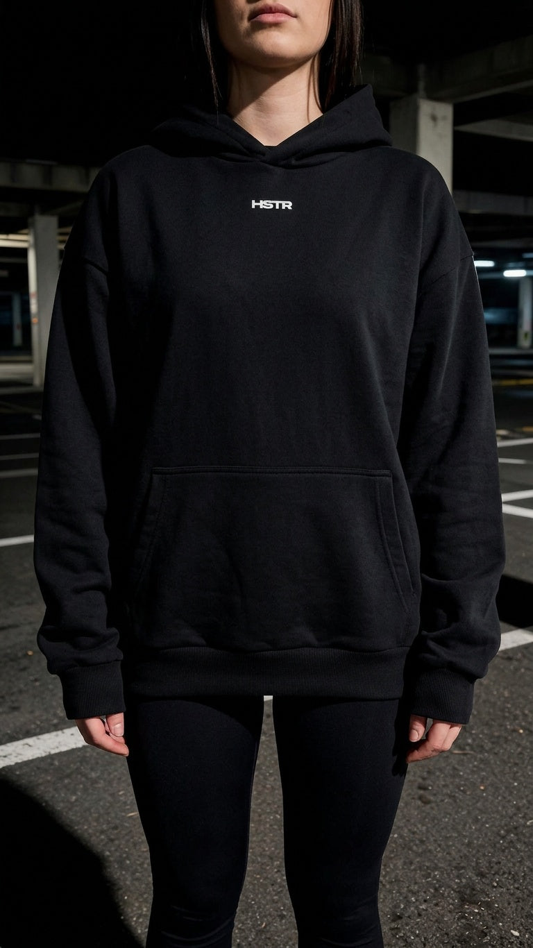 HSTR identity black hoodie